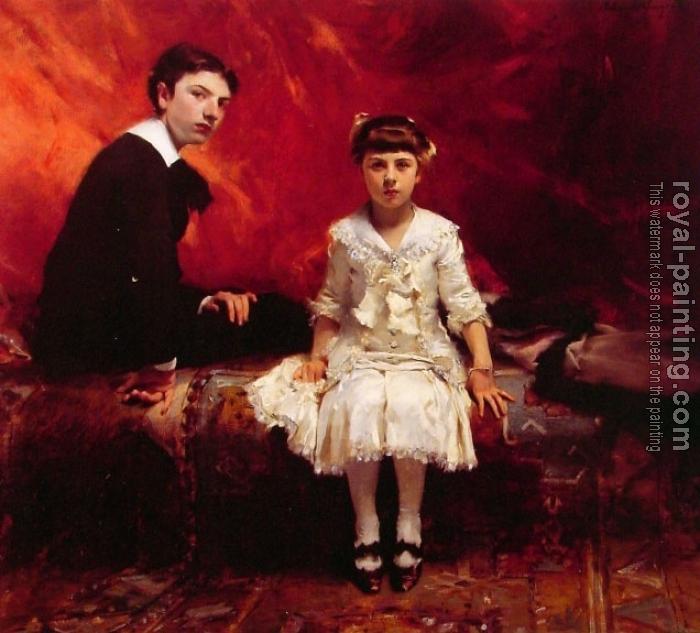 John Singer Sargent : Portrait of Edouard and Marie-Loise Pailleron